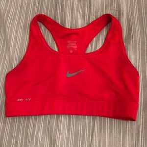 Red Nike Sports Bra